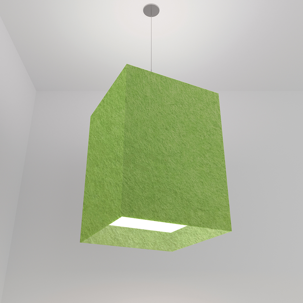 Square Style Indoor Large Venue Pendant with Direct-Indirect Lighting| Acoustic Lighting | Visa Lighting