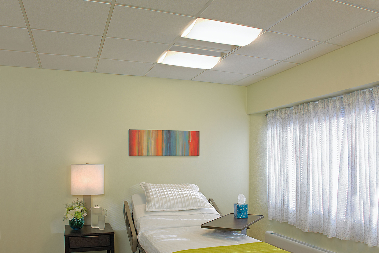 Unity Medical Lighting Inside Hospital Above Bed