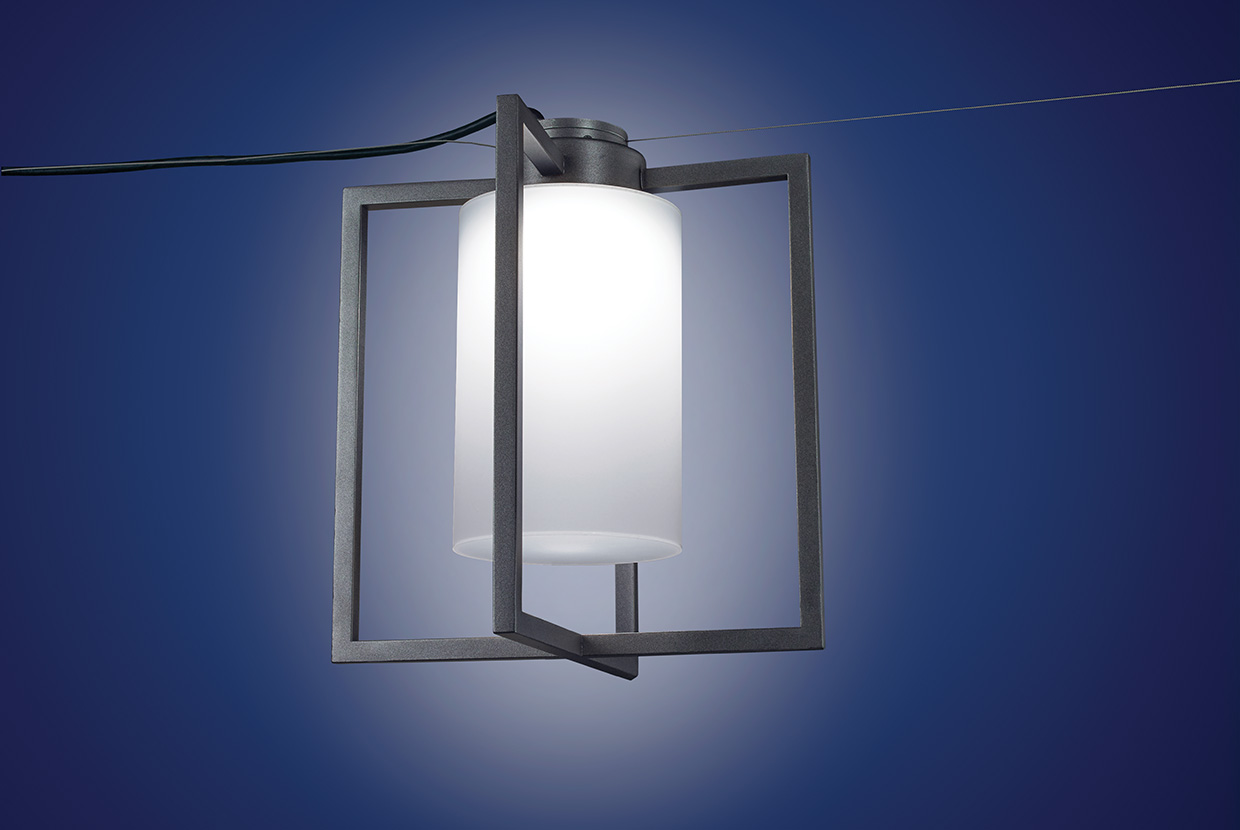 OP3632 Model Laterna outdoor pendant