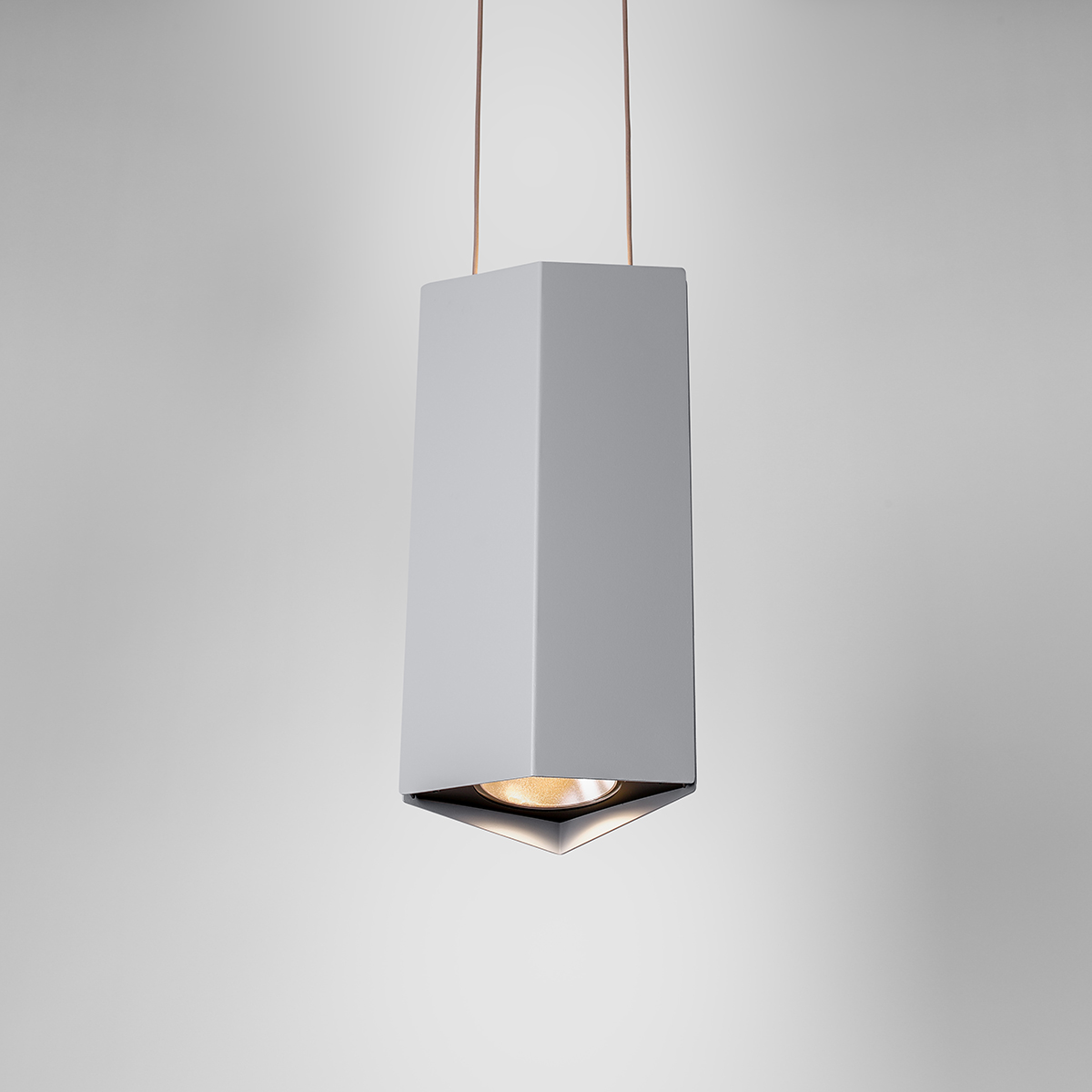 Ridge updown pendant bottom angle | Visa Lighting