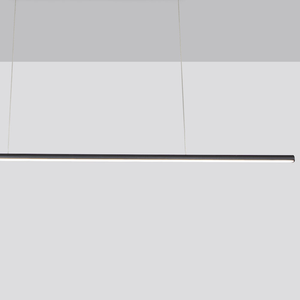 67 inch long ultra-slim linear pendant designed by Visa Lighting