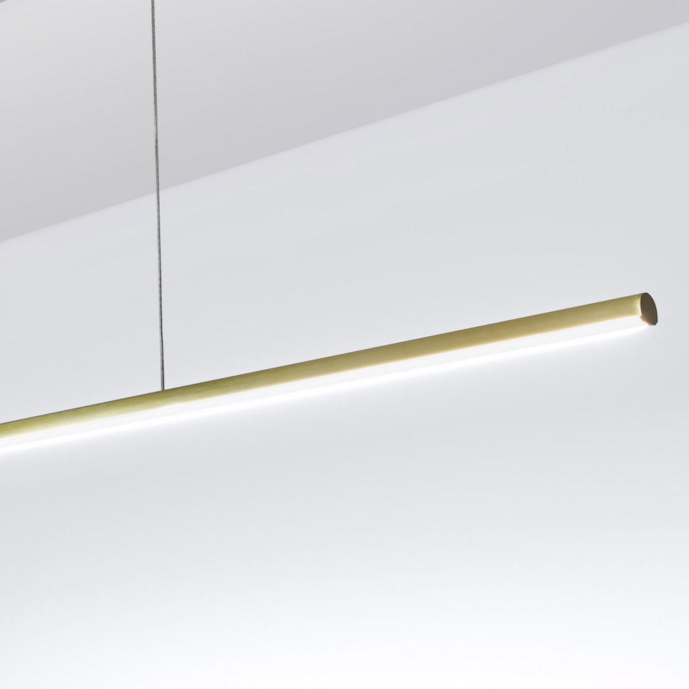 67 inch long ultra-slim linear pendant designed by Visa Lighting