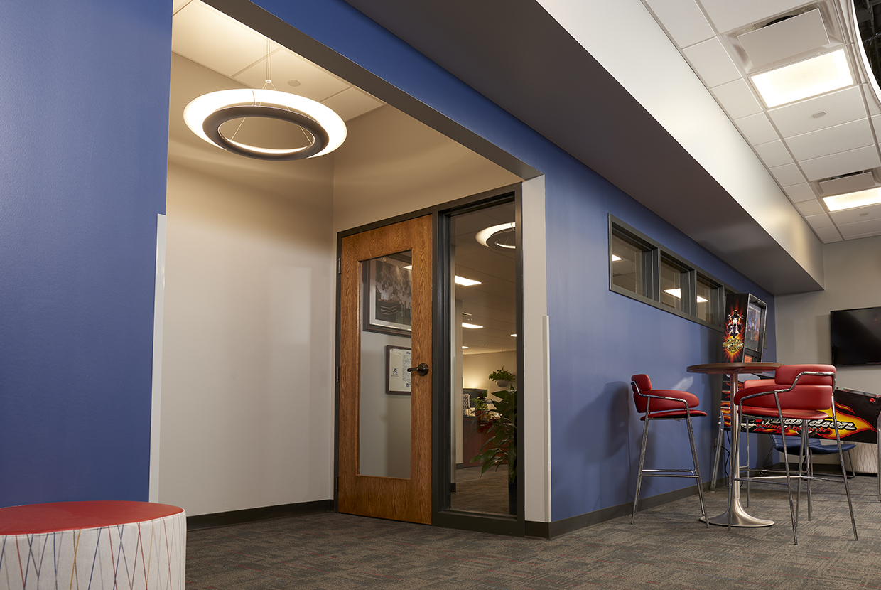 Cosmo ring pendants are perfect for commercial lighting applications.