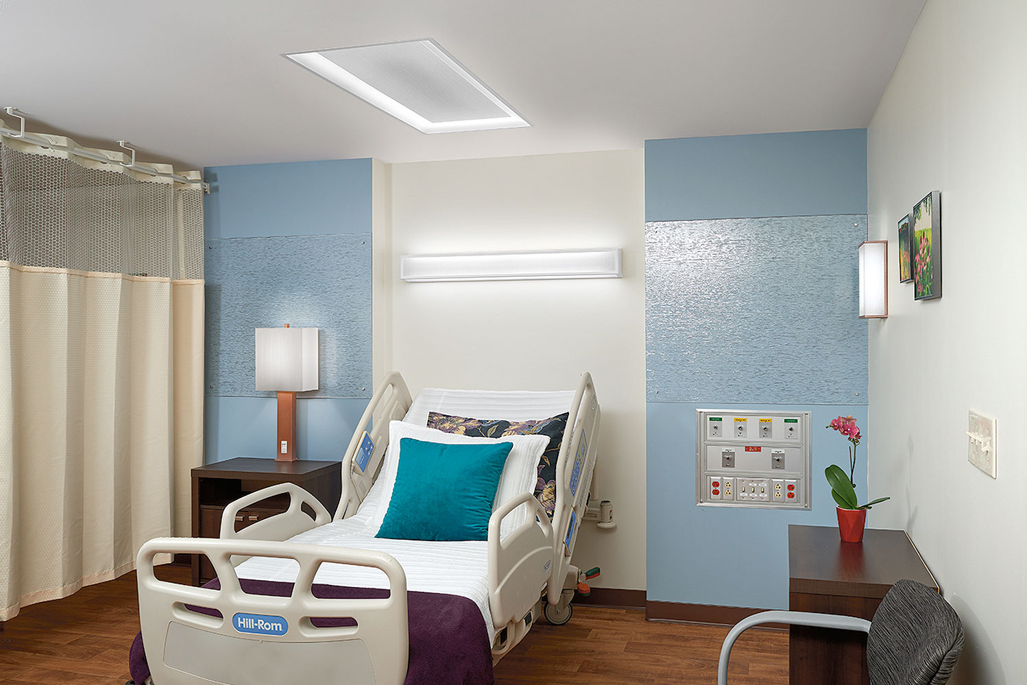 Serenity Overbed Light Above Patient Bed