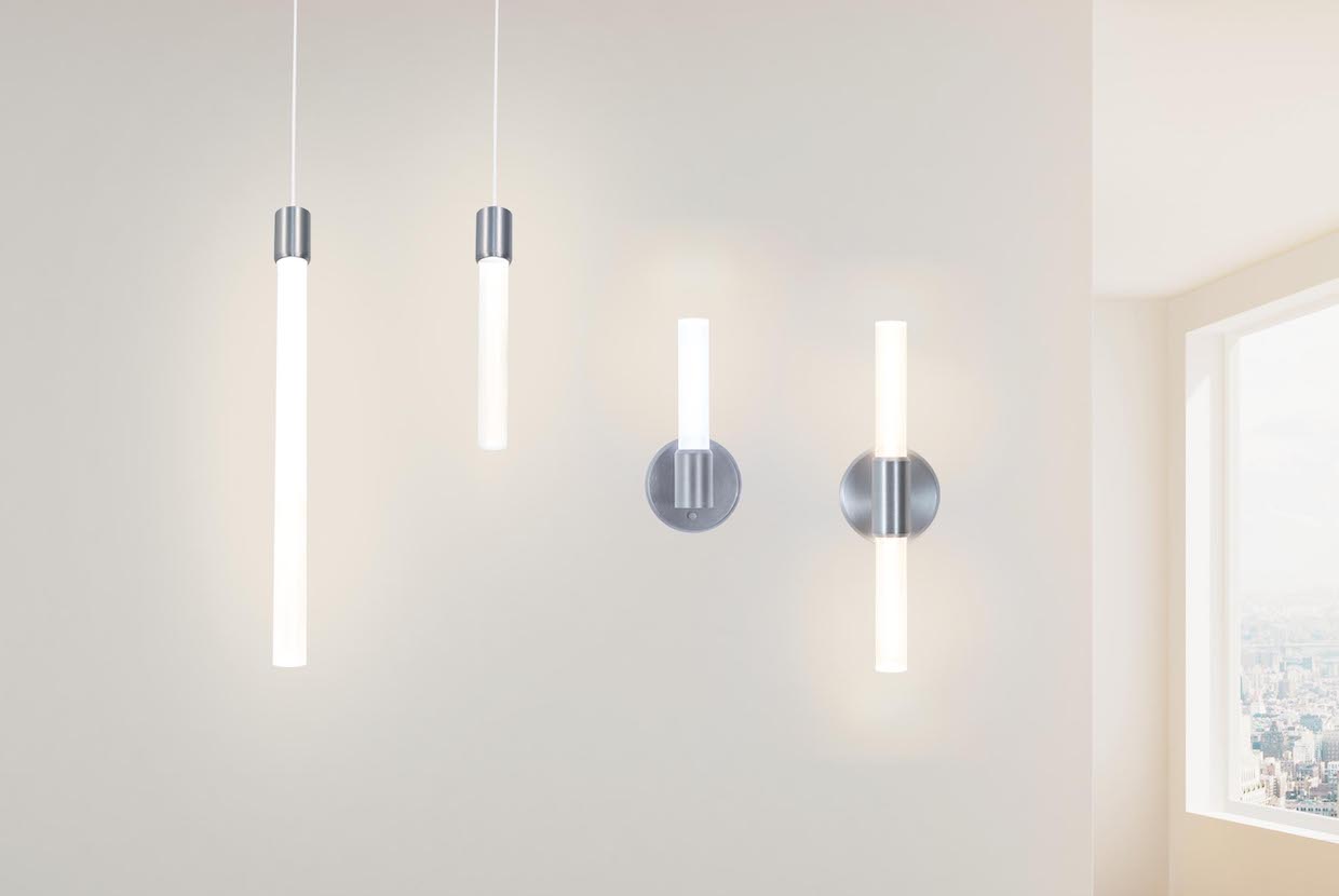 Theo light rod family application by Visa Lighting