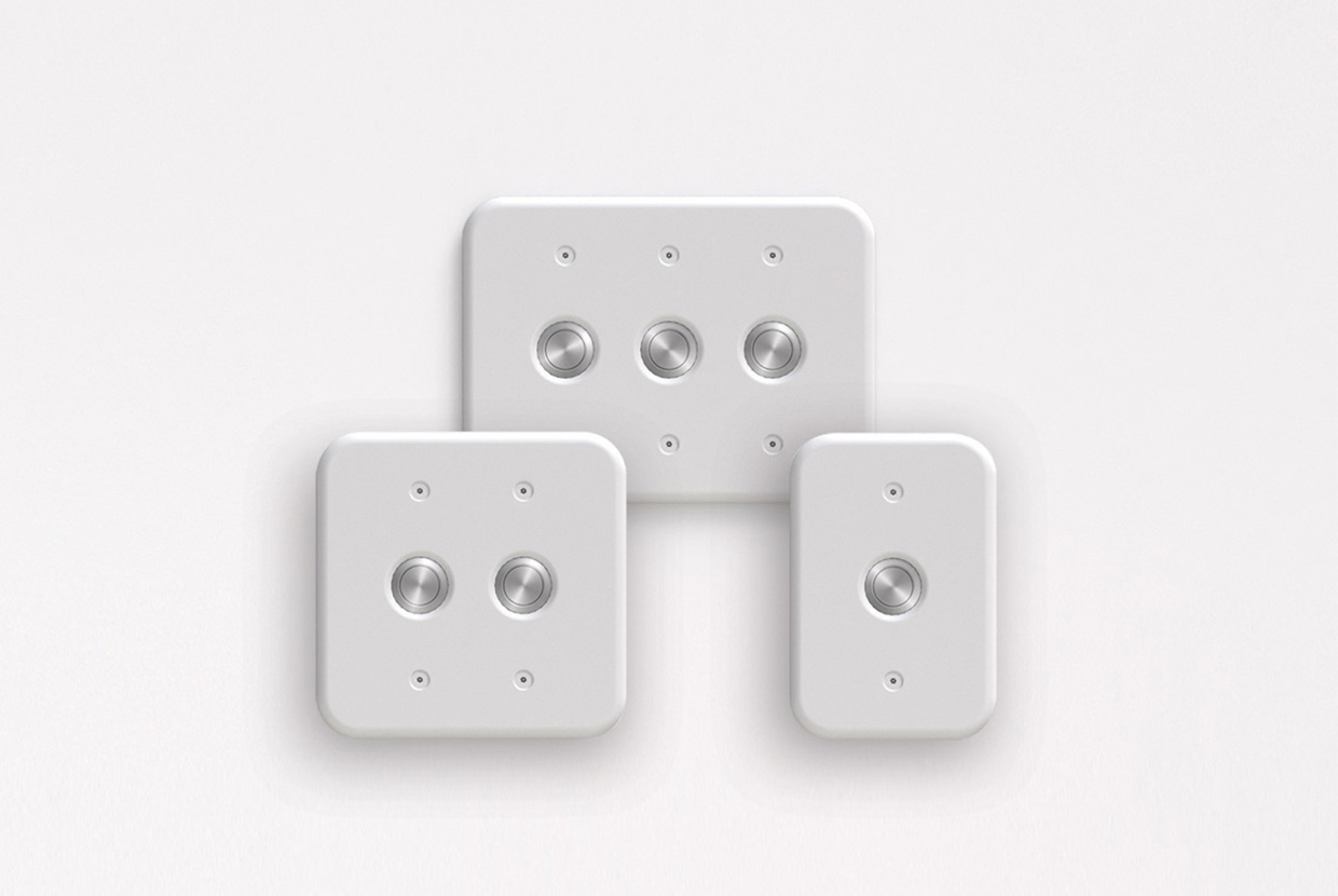 Liberty momentary switches - single-, dual- and triple-gang
