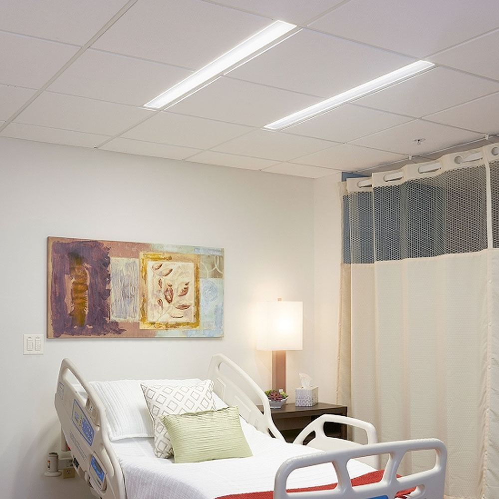 Lenga Overbed Lights above hospital bed