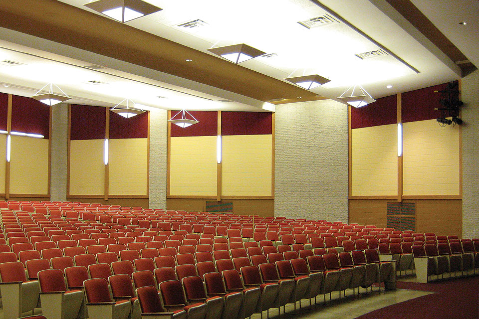 Visage Lighting In West Wood High School Auditorium